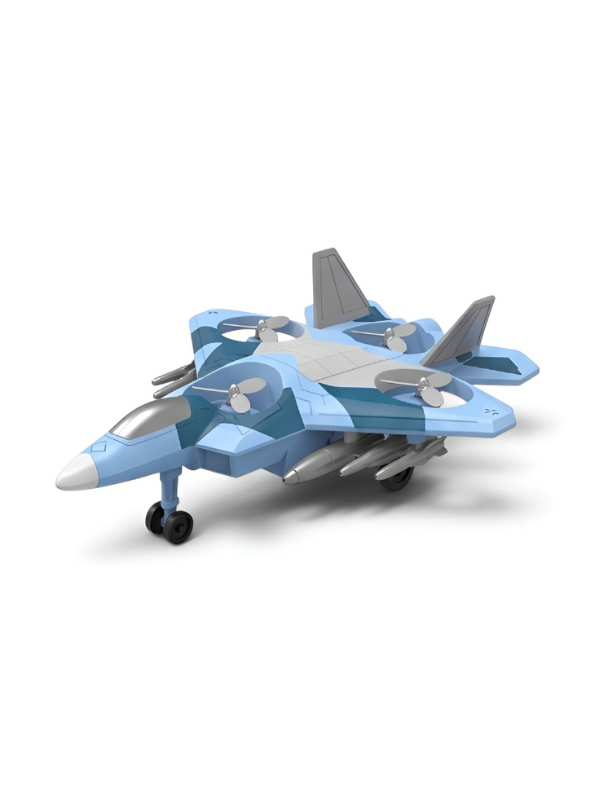 Pack Of 3 Tactical Fighter Jet Diecast Model Toy Airplane – Camouflage Toy For Kids LMI15528