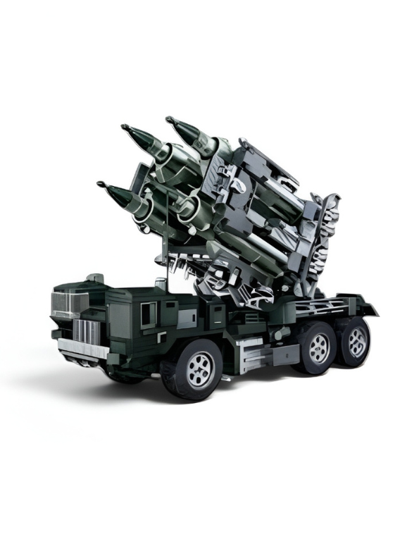 Military Missile Launcher Truck Building Blocks Set TV7032.