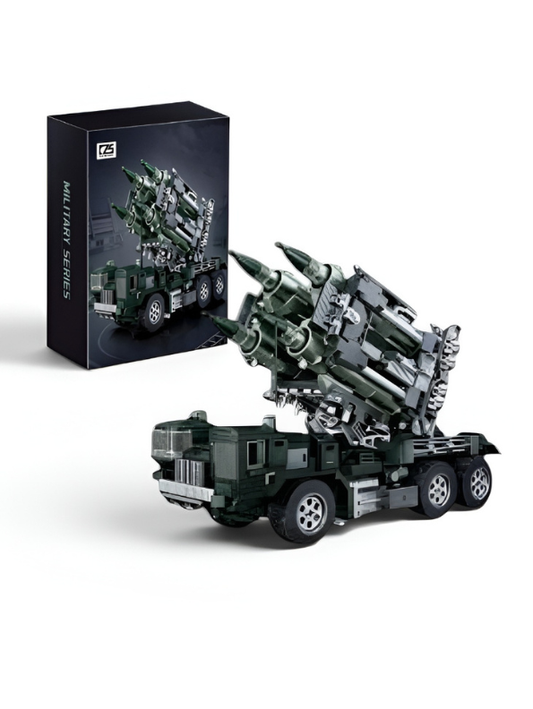 Military Missile Launcher Truck Building Blocks Set TV7032.