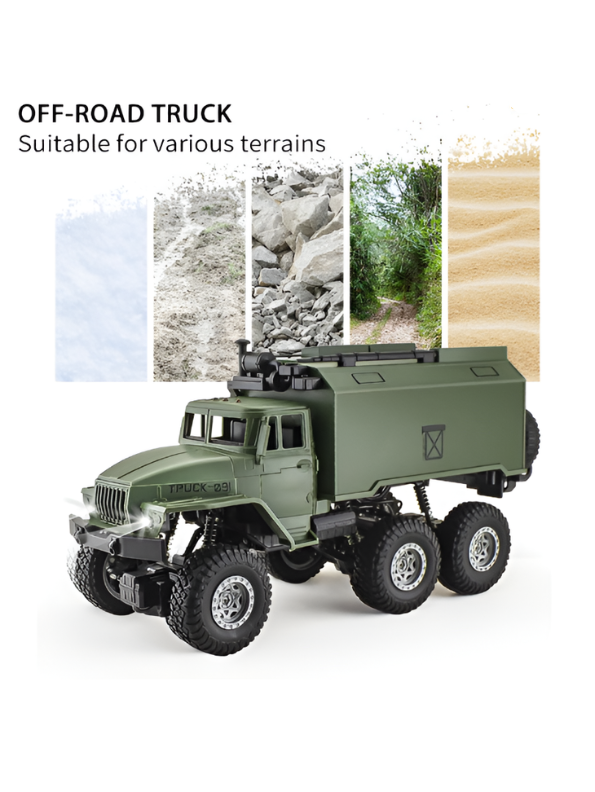 Military RC Truck Toy – Off-Road Army Crawler MD714.