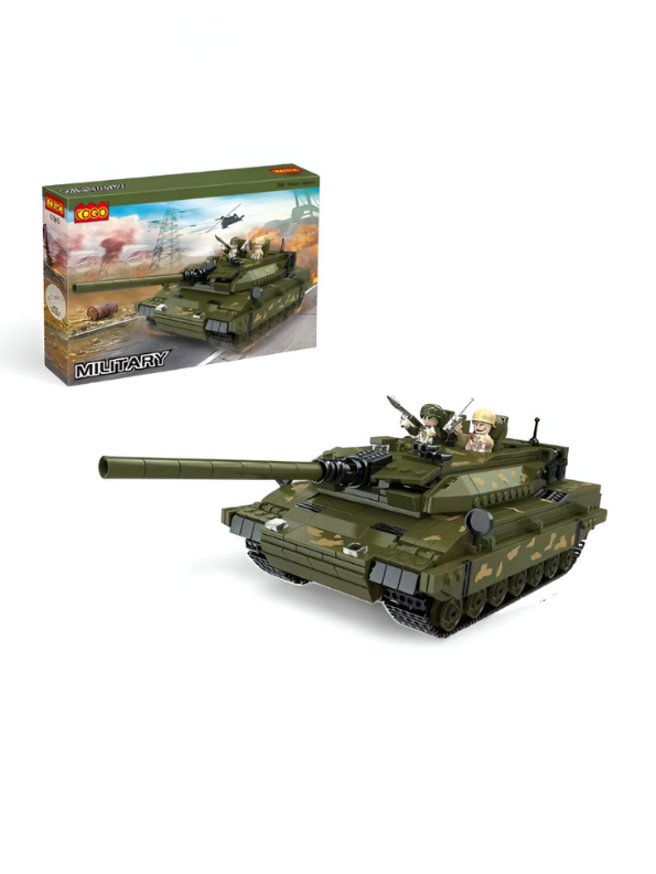 Military Tank Building Blocks Set - 784 PCS Army Toy with Soldier ...
