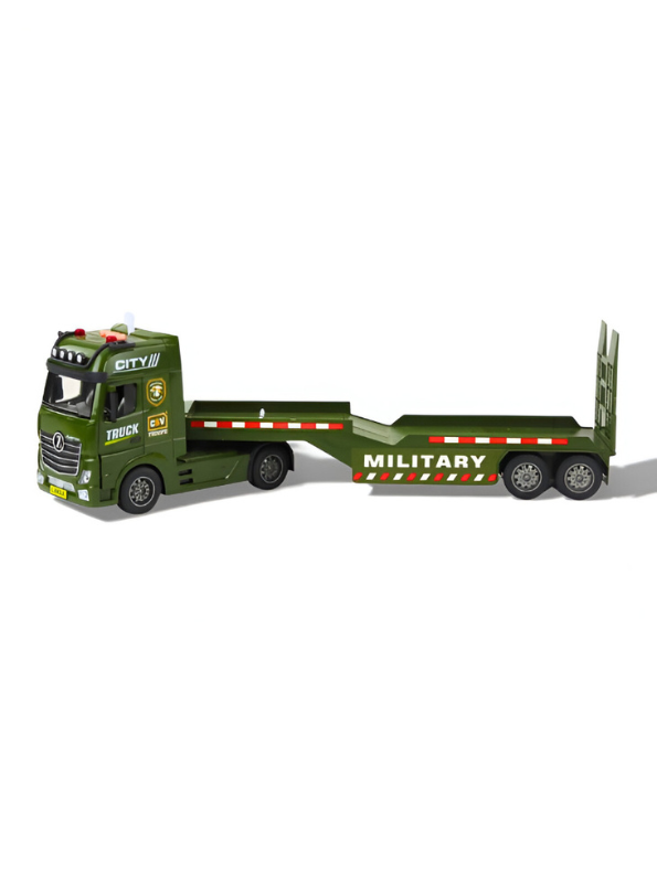 Military Truck Toy with Tank & Helicopter | Big Size Army Play Set for Kids LMI15764.