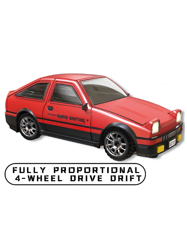 Mini 1:64 Alloy RC Drifting Car with 2.4GHz Full Proportional Control MD592