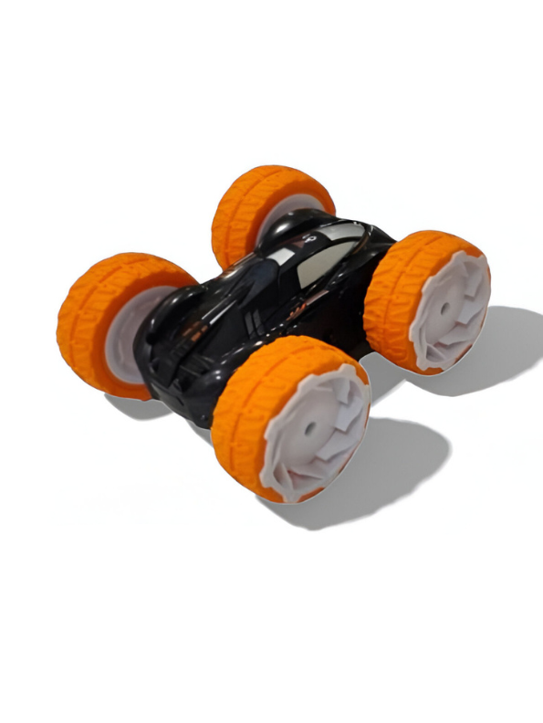 Mini Cool Car 360° Rotation RC Stunt Car for Kids – Remote Control Racing Vehicle with Large Traction Tires, High-Speed Tumbling Toy White LMI12048.