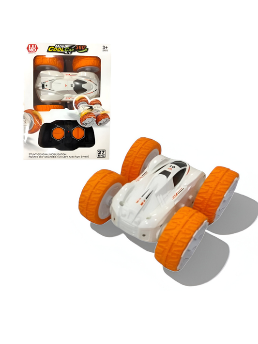 Mini Cool Car 360° Rotation RC Stunt Car for Kids – Remote Control Racing Vehicle with Large Traction Tires, High-Speed Tumbling Toy Black LMI12048.