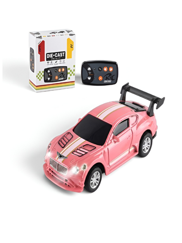 Mini Copper RC Drift Car 1:64 Scale Pink MD611.