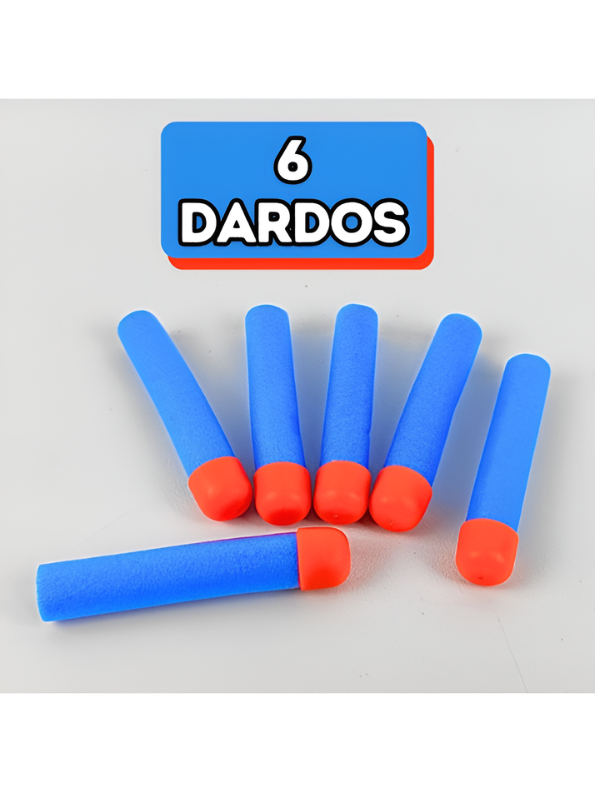 Mini Crossbow Foam Dart Blaster Toy Set – Kids Archery Bow Power Shoot Set with 6 Soft Foam Bullets & Practice Target LMI16843
