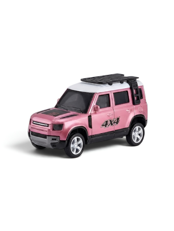 Mini Land Rover Defender 4x4 | Scale 1:64 RC Toy Car with Remote Control & Acrylic Display Box MD5
