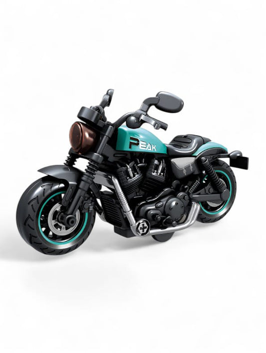 Mini Motor Bike Toy - Blue (MD-N-24) | Compact Diecast Motorcycle Model for Kids & Collectors
