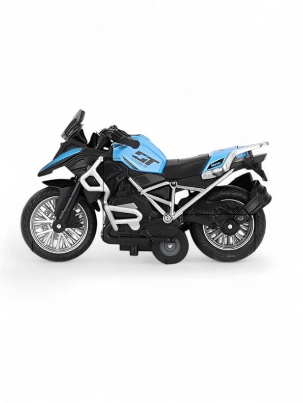 Mini Motorbike Toy - Blue | Die-Cast Motorcycle Model for Kids & Collectors (MD-N-24)