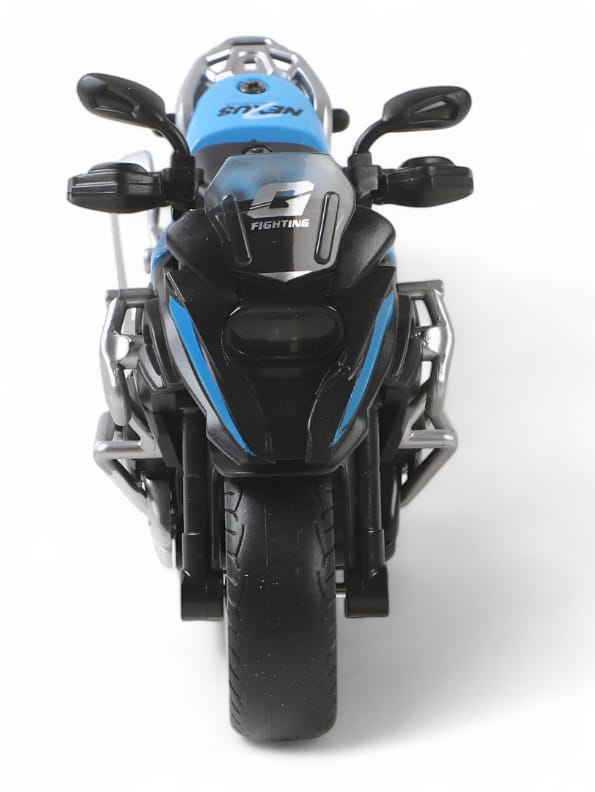 Mini Motorbike Toy - Blue | Die-Cast Motorcycle Model for Kids & Collectors (MD-N-24)