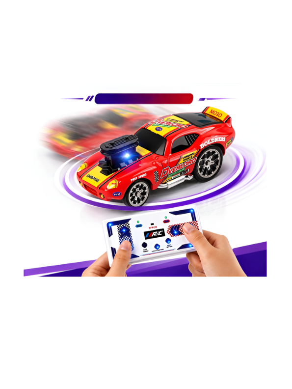 Mini Pocket RC Muscle Car 2.4GHz 1:64 Scale Fast Remote Control Drift Car MD17