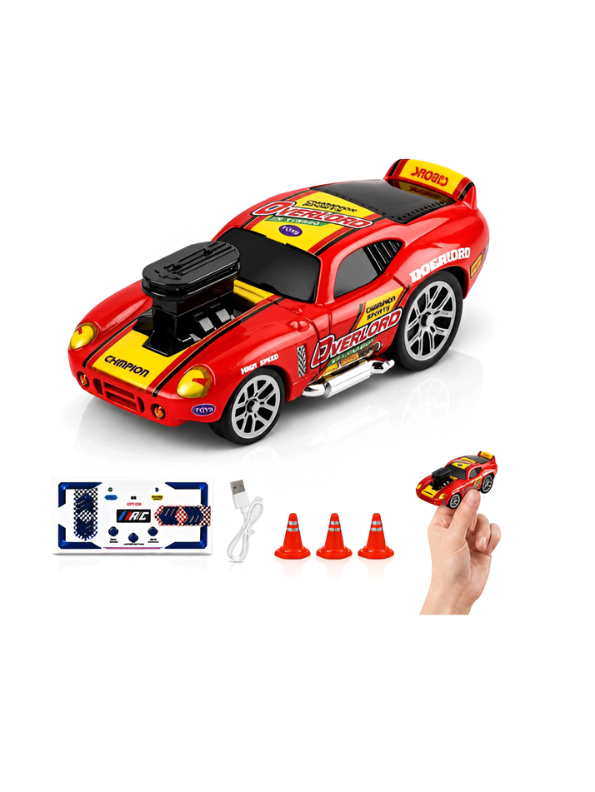 Mini Pocket RC Muscle Car 2.4GHz 1:64 Scale Fast Remote Control Drift Car MD17