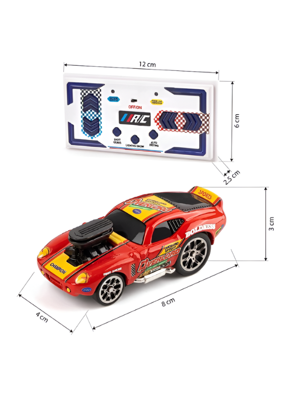 Mini Pocket RC Muscle Car 2.4GHz 1:64 Scale Fast Remote Control Drift Car MD17