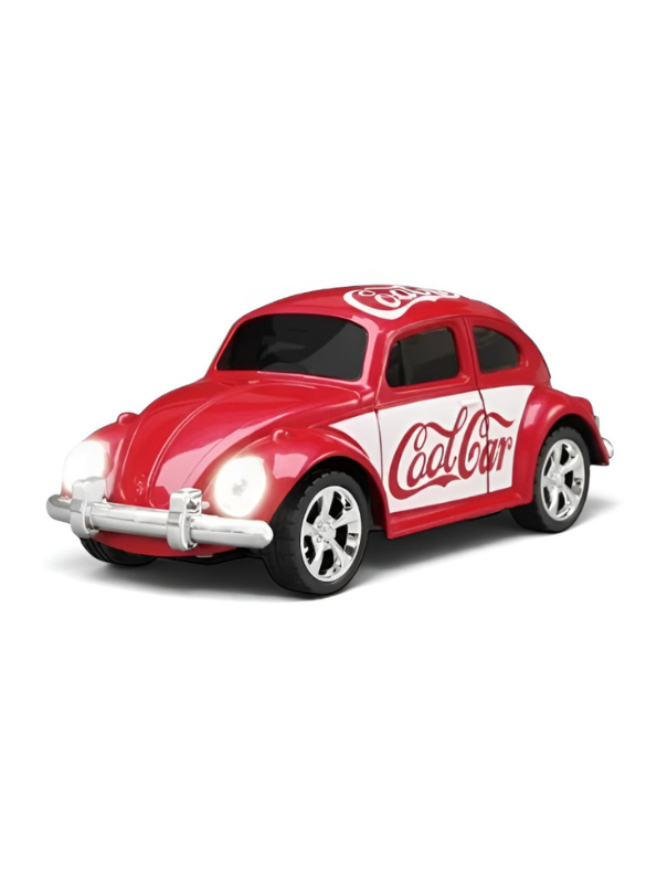 Mini RC Beetle Car – 2.4GHz Remote & App Controlled, Alloy Body Pocket-Sized Mini Racing Car Cool Car Edition MD549.