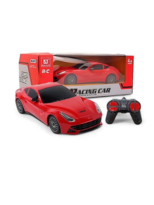 Mini Racing 4 Channel Radio Control Remote Control Car - Red (L-43) - Toyloft