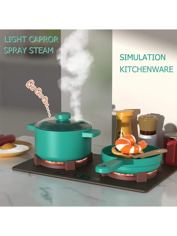 Mini MasterChef – Pretend Cooking Stove, Sink & Utensils for Toddlers | Educational Role Play Toy with Accessories LMI15215