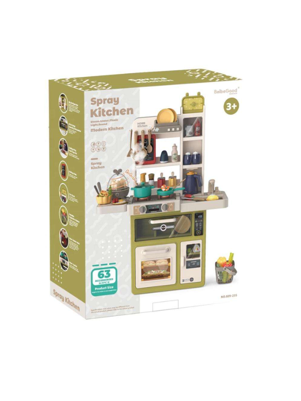 Mini MasterChef – Pretend Cooking Stove, Sink & Utensils for Toddlers | Educational Role Play Toy with Accessories LMI15215