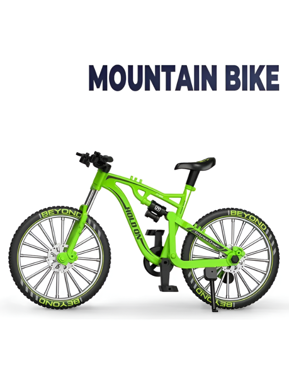 Miniature 1:8 Scale Diecast Alloy Mountain Bike Toy Model – Premium Collectible Showpiece (Green) TV7264