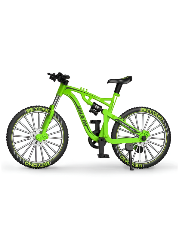 Miniature 1:8 Scale Diecast Alloy Mountain Bike Toy Model – Premium Collectible Showpiece (Green) TV7264