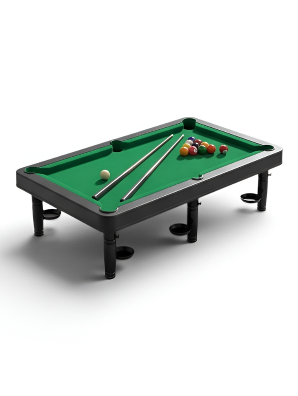 Miniature Desktop Pool Table Game | Portable Tabletop Billiards Set with Cues and Balls | Perfect Indoor Game Gift for Kids TV5885