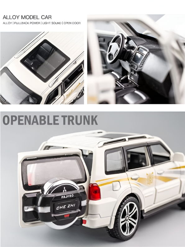 Mitsubishi Pajero Diecast Car 1:32 Scale Metal Alloy Collectible Car TV6952.