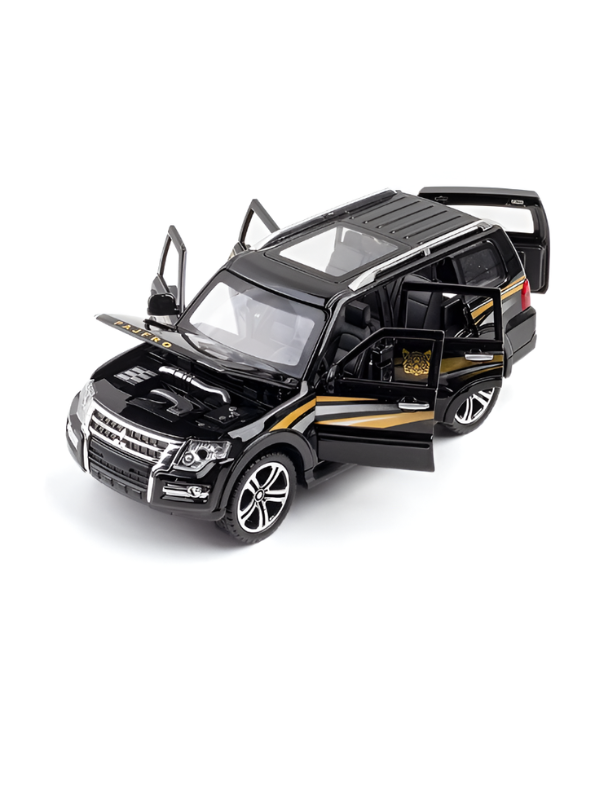 Mitsubishi Pajero Diecast Car 1:32 Scale Metal Alloy Collectible Car Black TV6952.