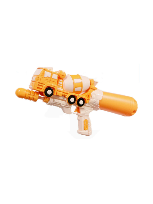 Orange - Mixer Truck Model High-Pressure Water Gun - 43cm Holi & Summer Toy for Kids, Boys & Girls LMI11844.