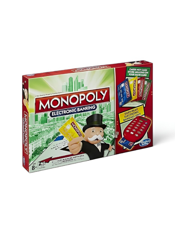 Monopoly Electronic Banking Board Game with Electronic Banking Unit MD678