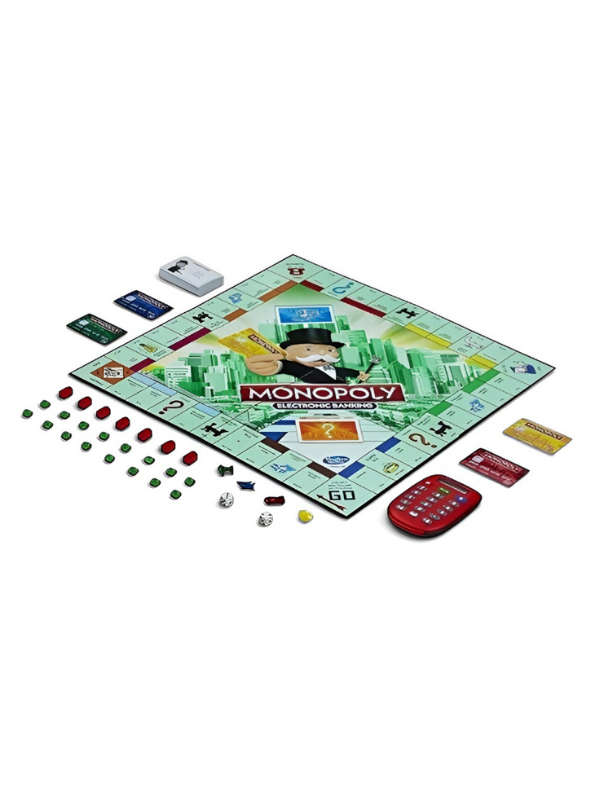 Monopoly Electronic Banking Board Game with Electronic Banking Unit MD678