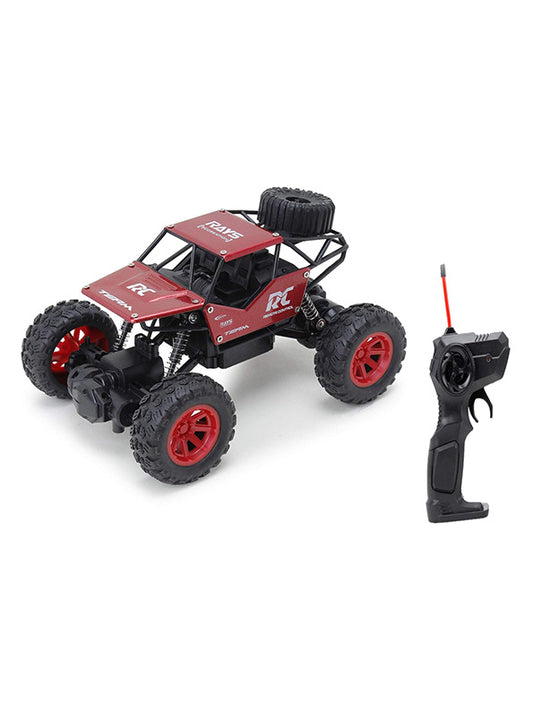 Monster Rock Crawler Car With Mist Smoke Spray Function - Red (L-86) - Toyloft