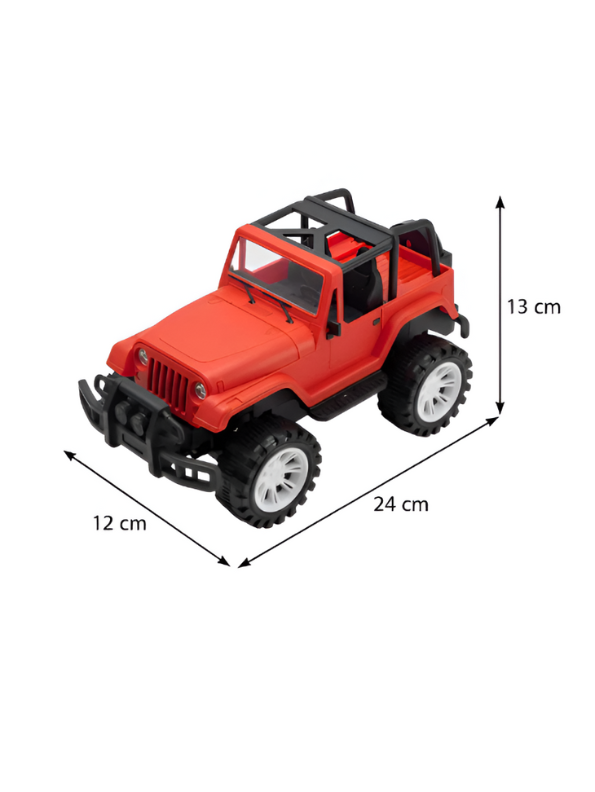 Monster Truck Toys Pack of 3 – Friction Powered Off-Road Jeep Vehicles LMI9233.