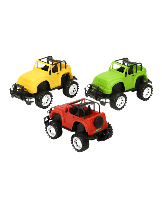 Monster Truck Toys Pack of 3 – Friction Powered Off-Road Jeep Vehicles LMI9233.