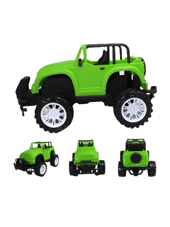 Monster Truck Toys Pack of 3 – Friction Powered Off-Road Jeep Vehicles LMI9233.