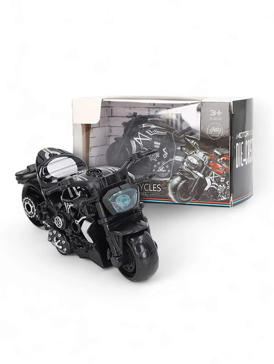 Motorbike Cool Speed Model Diecast Bike - Black (NX.L-16)