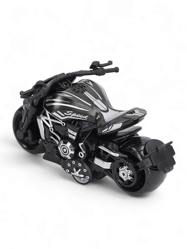 Motorbike Cool Speed Model Diecast Bike - Black (NX.L-16)