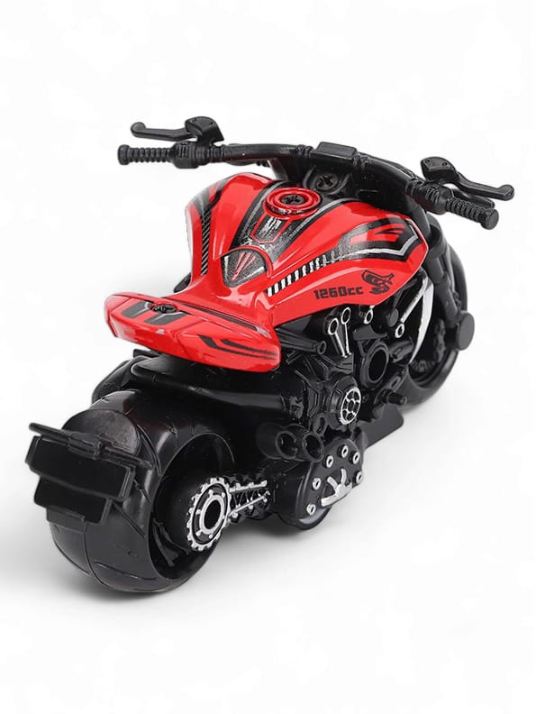 Motorbike Cool Speed Model Diecast Bike - Red (NX.L-16)