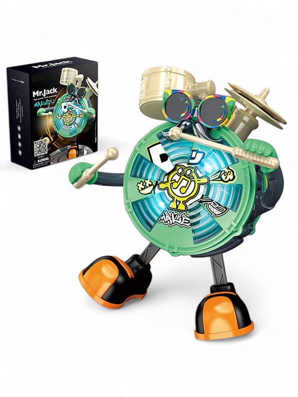 Mr. Jack Dancing Drum Toy for Kids - Interactive Musical Fun | TV-N-24