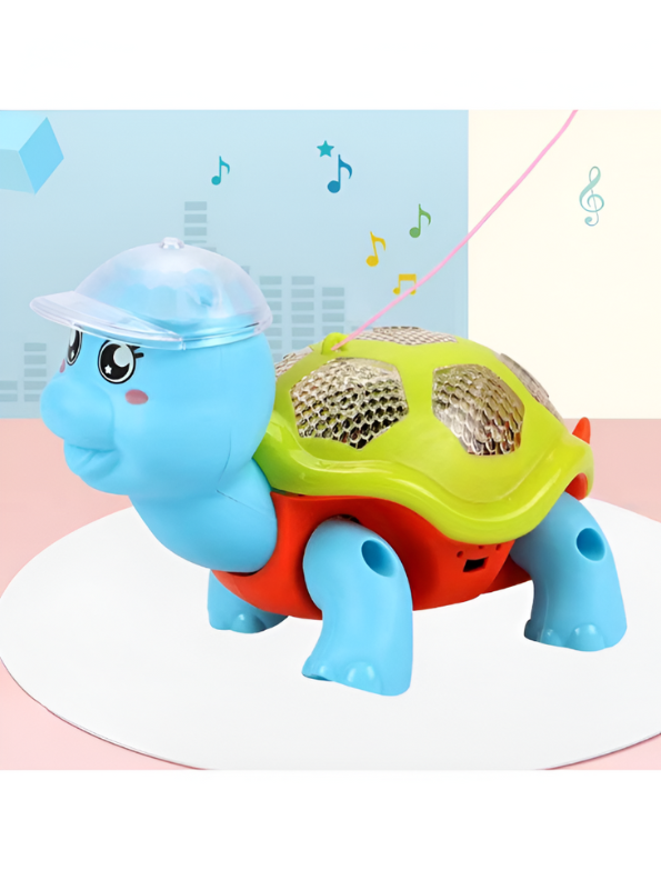 Mr. Tortoise – Electric Reptile Walking Tortoise Toy for Toddlers | Light-Up Shell, Music & Movement Toy LMI15047.