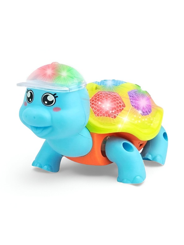 Mr. Tortoise – Electric Reptile Walking Tortoise Toy for Toddlers | Light-Up Shell, Music & Movement Toy LMI15047.