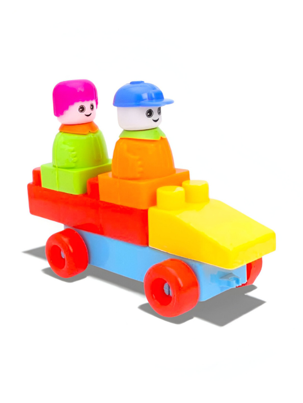 Multicolor 76-Piece Building Blocks with Bag | Educational Toy for Kids’ Learning & Creativity LMI7513.