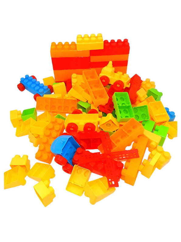 Multicolor 76-Piece Building Blocks with Bag | Educational Toy for Kids’ Learning & Creativity LMI7513.