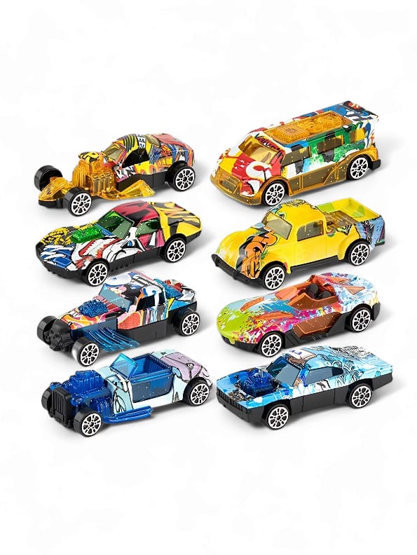 Multicolors Model Cars Pack Of 6 (MS-M-24)