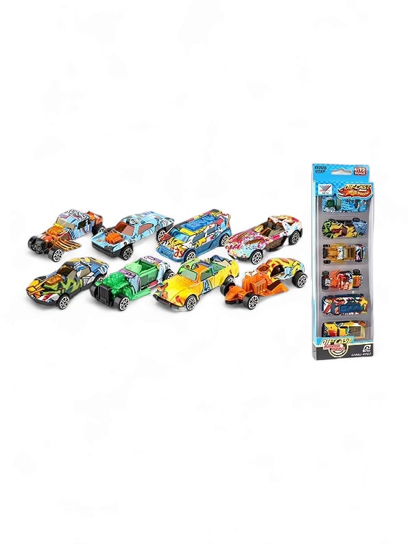 Multicolors Model Cars Pack Of 6 (MS-M-24)