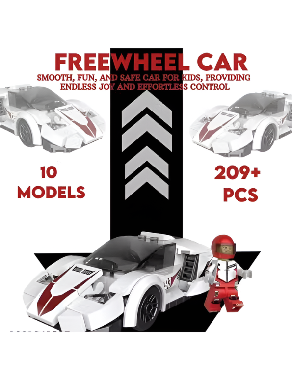 Multificence 31032 Flowing Roadster Building Set – 209-Piece White Supercar Toy with Driver Minifigure | STEM Educational Construction Kit for Kids Ages 6+ MD2743 MD353