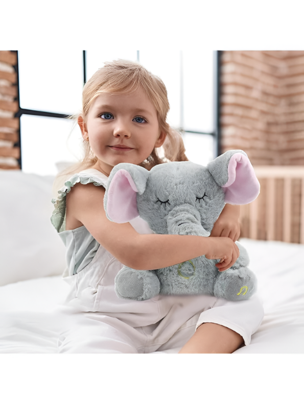 Musical Breathing Elephant Plush Toy TV5250.