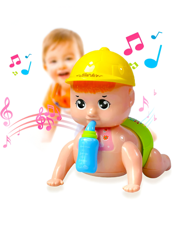 Musical Crawling Baby Toy with Lights & Sounds – Toddler Activity LMI13477.