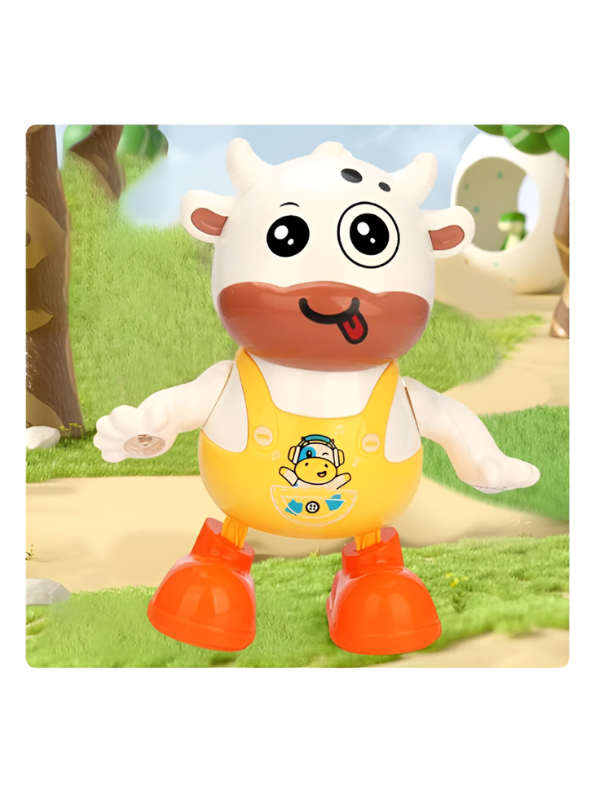 Musical Dancing Cow Toy with LED Lights & Swinging Hands LMI15080.