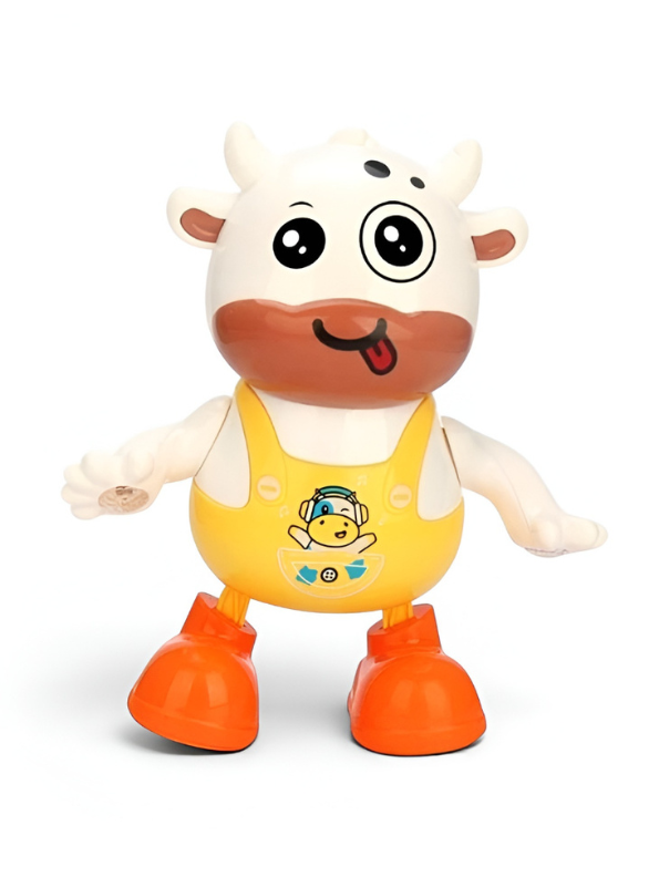 Musical Dancing Cow Toy with LED Lights & Swinging Hands LMI15080.