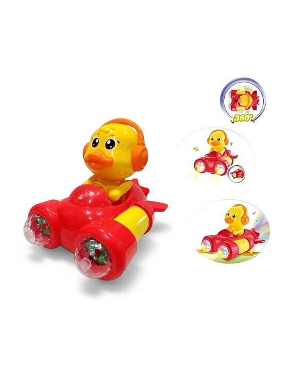 Musical Duck Toy Car with 360° Rotation TV4698.